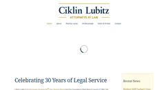Desktop Screenshot of ciklinlubitz.com