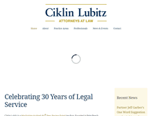 Tablet Screenshot of ciklinlubitz.com